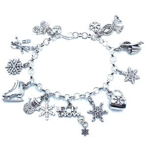 Winter Charm Bracelet Let It Snow